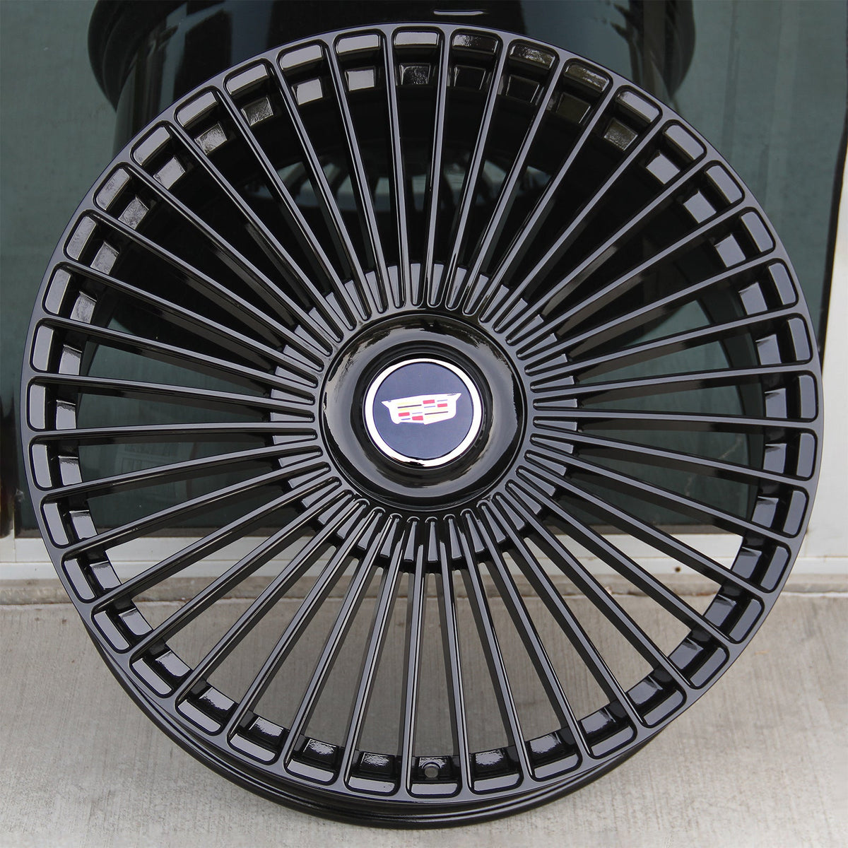 Cadillac Wheels CD02 22x10 6x139.7 Gloss Black fit Escalade