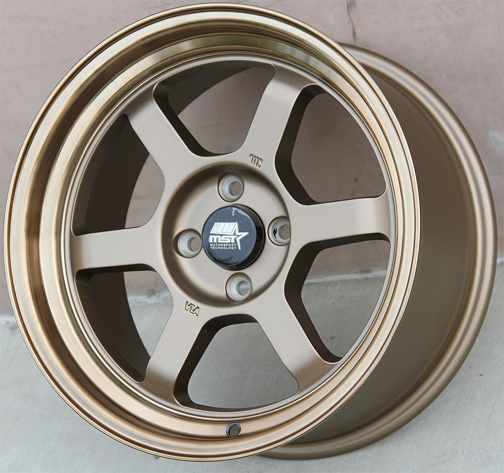 MST Wheels Time Attack Matte Bronze Bronze Machined Lip – WheelplusUSA