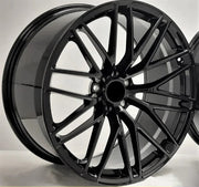 Porsche Wheels 1288 21x9.0/21x10 5x112 Gloss Black fit Macan S GTS Turbo
