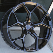 Audi Wheels 1338 23x10 5x112 Gloss Black fit Q7 Q8 SQ7 SQ8 RSQ8