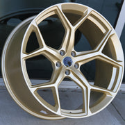 Audi Wheels 1338 22x10 5x112  Matte Neodymium Gold fit A7 A8 Q7 Q8 SQ7 SQ8 RSQ8