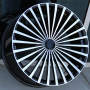Mercedes Benz Wheels 805 24x10 5x130 Black Machined fit G Wagon G550 G63 AMG Maybach 2018-UP