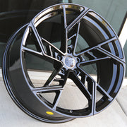 Audi Wheels 809 20x9 5x112 Gloss Black fit A4 S4 A5 S5 A6 S6 A7 A8 Q3 Q5 TT RS5