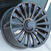 Mercedes Benz Wheels 9994 20x8.5/20x9.5 5x112 Gloss Black fit E CL CLK SLK S SL Class 300 350 450 550