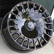 Mercedes Benz Wheels 9995 20x8.5/20x9.5 5x112 Gloss Black fit E CL CLK SLK S SL Class 300 350 450 550