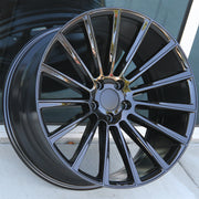 Mercedes Benz Wheels BZ01 20x8.5/20x10 5x112 Gloss Black fit S CL E CLK SLK CLASS 350 450 500 550 560 580