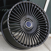 Cadillac Wheels CD02 24x10 6x139.7 Gloss Black fit Escalade Platinum