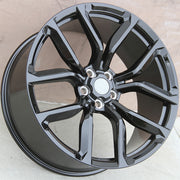 Land Rover Wheels 1386 22x9.0 5x108 Gloss Black fit Range Rover Evoque Velar Discovery Sport