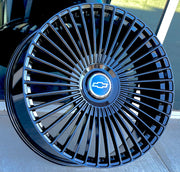 Chevy Wheels CD02 26x10 6x139.7 Gloss Black fit Silverado Tahoe Suburban