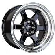 MST Wheels Time Attack Black Machined Lip