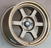 MST Wheels Time Attack Matte Bronze Bronze Machined Lip