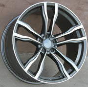 5623 22x10 & 22x11 5x120 ET32 Gunmetal Machined fit BMW X5 X6 X5M X6M