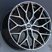 Audi Wheels OS Si01 22x10 5x130 ET40 Black Machined fit Audi Q7 VW Touareg