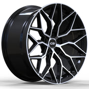 OS Si01 22x10 5x120 ET38 Black Machined Fit BMW X5 X6