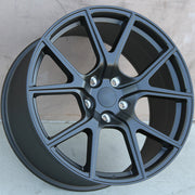Jeep Wheels FR75 20x9/20x10 5x127 Matte Black fit Grand Cherokee Wrangler Trackhawk Style