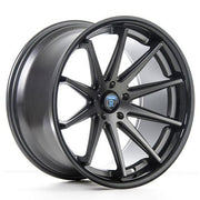 Rohana Wheels RC10 Matte Graphite Gloss Black Lip