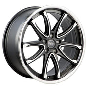 Concept One Wheels CR1 Matte Black Machined Chrome Lip