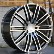 Porsche Wheels 1222 22x10 5x130 Gunmetal Machined fit Cayenne S GTS Turbo