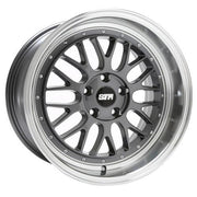 STR Wheels STR601 Gunmetal Machined Lip
