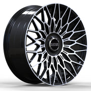 Land Rover Wheels OS FF01 24x10 5x120 Flow Forged Black Machined fit Range Rover Sport SVR HSE Autobiography