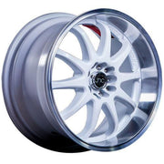 JNC Wheels JNC019 White Machined Lip