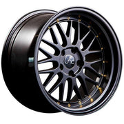 JNC Wheels JNC005 Black Gold Rivets