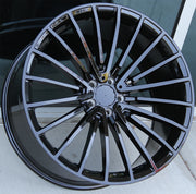 Mercedes Benz Wheels 2054 22x9/22x10.5 5x112 Gloss Black fit ML GL GLE GLS CLASS 320 350 450 500 550 63