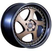 JNC Wheels JNC034 Bronze Machined Face Gold Rivets
