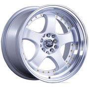 JNC Wheels JNC017 Pearl White Machined Lip Gold