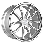 Concept One Wheels CR1 Silver Machined Chrome Lip