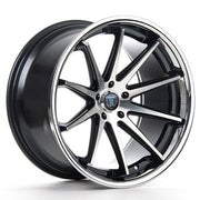 Rohana Wheels RC10 Machine Black Chrome Lip