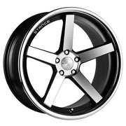 Stance Wheels SC5 Matte Black Chrome Lip