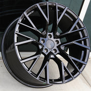 829 22x9.5 & 22x10.5 5x120 ET35 Gloss Black fit BMW X5 X6 X5M X6M Flow Forged