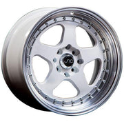 JNC Wheels JNC010 White Machined Lip