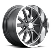 US Mags Wheels Rambler Gray Diamond Cut Lip