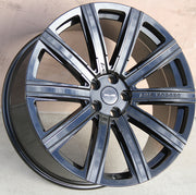 Land Rover Wheels 1664 22x10 5x120 Gloss Black fit Range Rover Sport SVR HSE Autobiography Discovery
