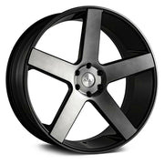 Azad Wheels AZ5198 Black Lucent Face