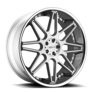 Azad Wheels AZ77 Brushed Stainless Chrome Lip