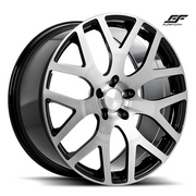 Ace Alloy Wheels AFF07 Gloss Black Brush Face