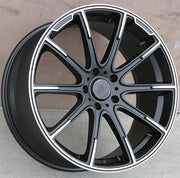 Mercedes Benz Wheels 9996 24x10 5x130 Matte Black Machined fit G Class G350 G400 G450 G500 G550