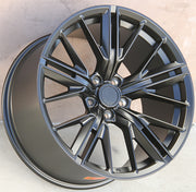 Chevy Wheels F17 20x10/20x11 5x120 Matte Black fit Camaro ZL1 Edition