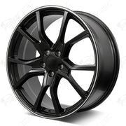 Honda Wheels F126 20x8 5x114.3 Matte Black Machined Pin fit Accord Civic CR-V Breeze Clarity Avancier R Style