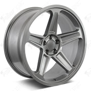 Chrysler Wheels F151 20x9.5/20x10.5 5x115 Matte Gunmetal fit 300 300C Demon Style