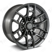 Toyota Wheels F156 17x8 6x139.7 Matte Gunmetal fit 4Runner FJ Cruiser Sequoia Tacoma TRD Style