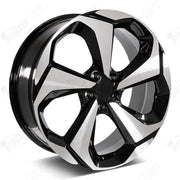 Honda Wheels F166 20x8 5x114.3 Black Machined fit Accord Civic CR-V Breeze Clarity Avancier Sport Style