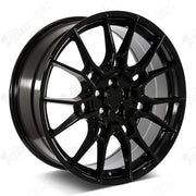 Toyota Wheels F226 20x8.5 5x100 Gloss Black fit Matrix Prius Corolla