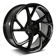 Honda Wheels F231 20x8 5x114.3 Black Milled fit Accord Civic CR-V Breeze Clarity Avancier HSX Style