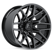 Hartes Metal Wheels Crossbow Black Dark Tint Lacquer Machined Face