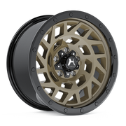 Hartes Metal Wheels Monster Bronze Black Ring Gloss Black Bolts