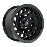Hartes Metal Wheels Monster Black Gloss Black Bolts Satin Lacquer